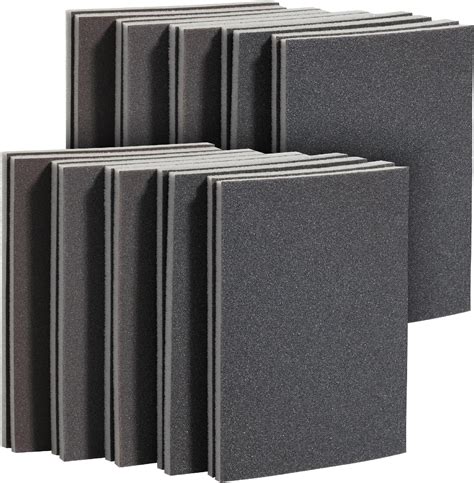 Amazon.com: 8 Pack Sanding Sponge, Sanding Blocks 60/80/120/220 Grit ...