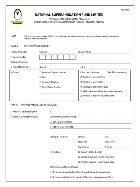 2007 PG Nasfund Housing Advance Form Fill Online, Printable, Fillable ...