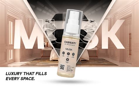 Cassati Air Freshener Musk 50ml | Long Lasting Room & Car Freshener ...