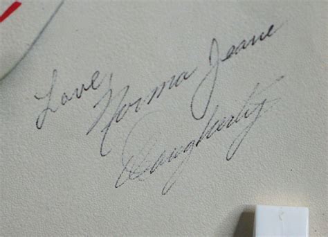 Marilyn Monroe Autograph signed as Norma Jeane Dougherty very rare ...