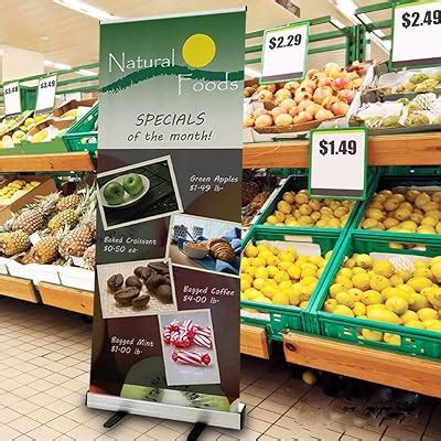 NOLOG Retractable Banner Stand Roll Up Banner Stand India | Ubuy