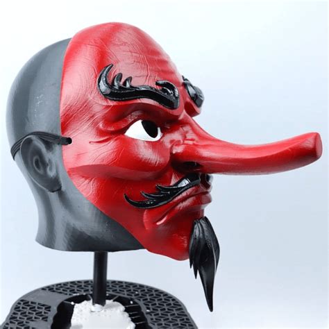 Tengu Japanese Traditional Mask Full Face - Space Armory