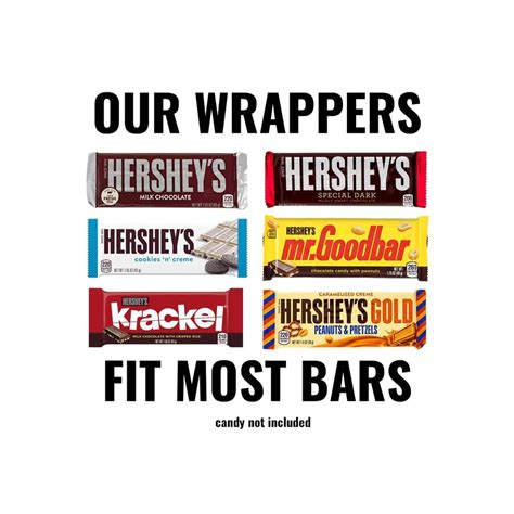 Buy Wedding Favors for Guests Personalized Wrappers for Chocolate Bars ...