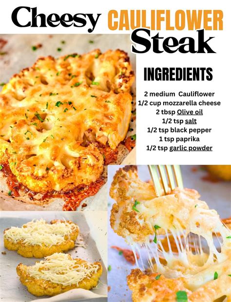 Cheesy Cauliflower Steak Recipe