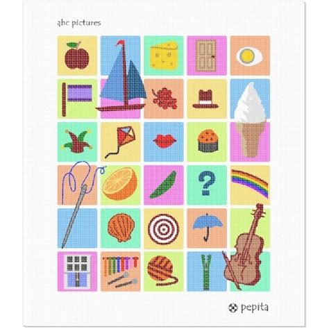 Buy Pepita ABC Pictures Needlepoint Kit Online India | Ubuy