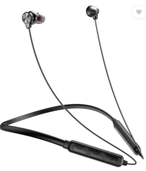 Mega - 20 Hours Playtime Bluetooth Neckband Bluetooth Headset (Black ...