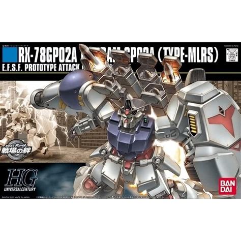 Bandai Spirits Gundam RX-78GP02 Gundam MLRS HGUC 1/144 Scale Model Kit ...