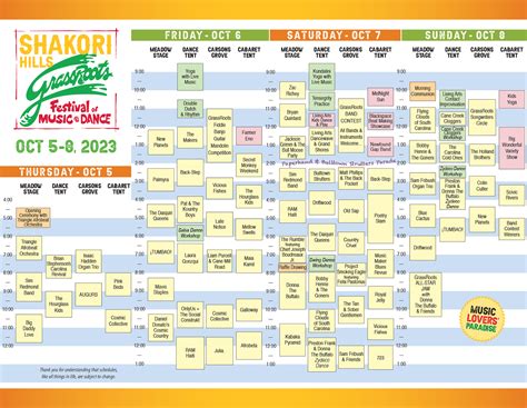 30OffLocal. Shakori Hills Grassroots Fall Festival 2023
