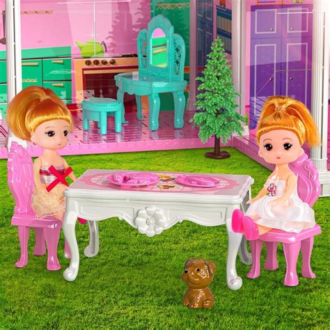 TEMI Luxury Doll Home Toy Girls Toys - 2-Story 4 India | Ubuy