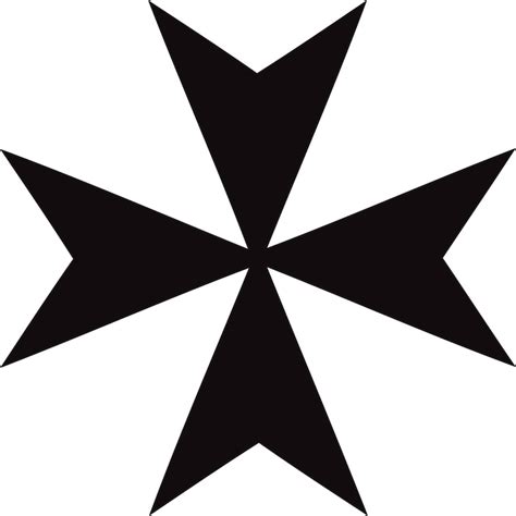 Malteserkreuz der Malteser Johanniter | Premium Vektor