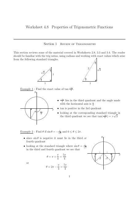 Image result for Basic Trig Functions Worksheet