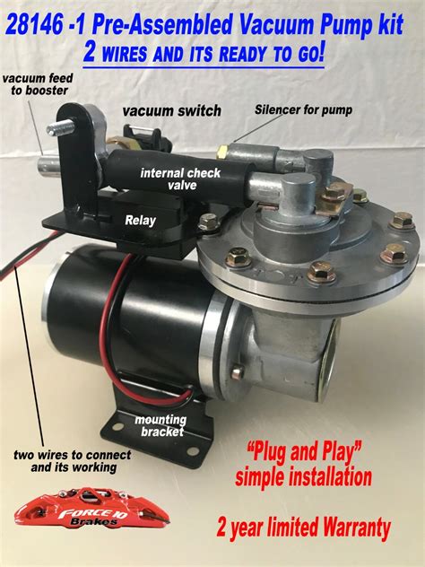 Electric Premium Vacuum Pump Kit Fully Assy