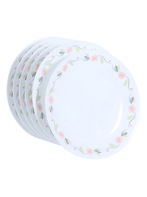 Buy Corelle Livingware Tangerine Garden Vitrelle Glass Dinner Plate ...