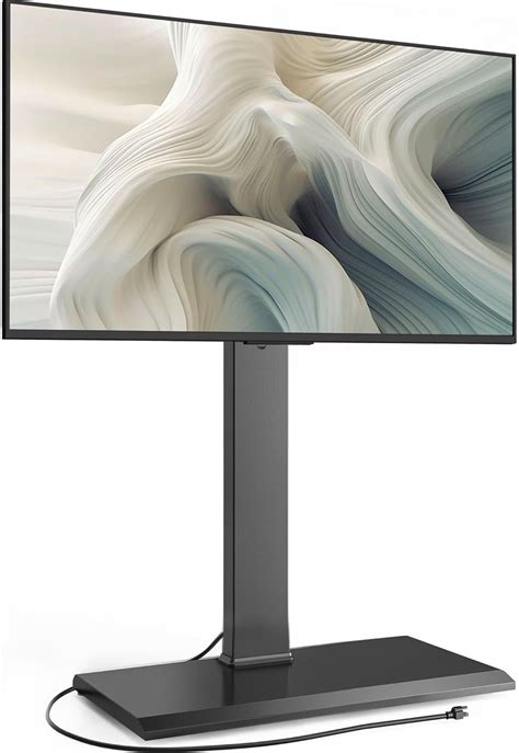 Amazon.com: FITUEYES Iron Base Floor TV Stand with Power Strip, Tall TV ...
