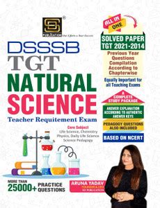 DSSSB TGT NATURAL SCIENCE ALL IN ONE (ENGLISH) SOLVED PAPER 2021-2014 ...