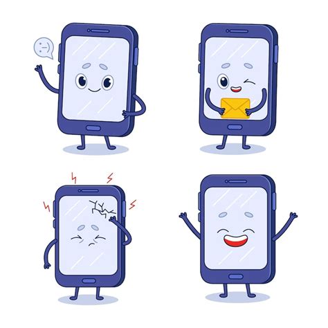 Cartoon mobile phone Images - Free Download on Freepik