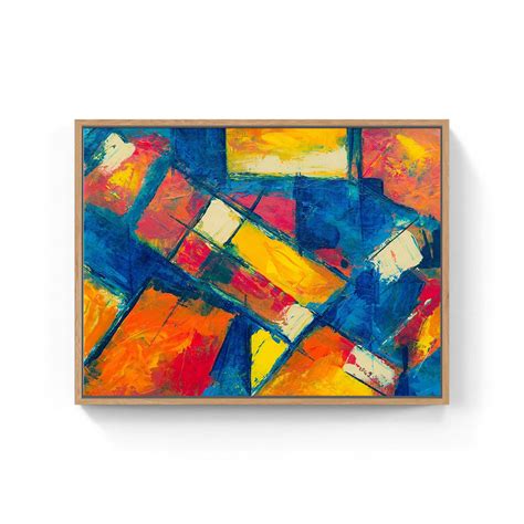 Buy Mystic Blue Abstract Canvas Painting & Wall Art Online – Dessine Art