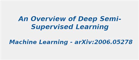 Trending Research Topic of Deep Semi-Supervised Learning | S-Logix