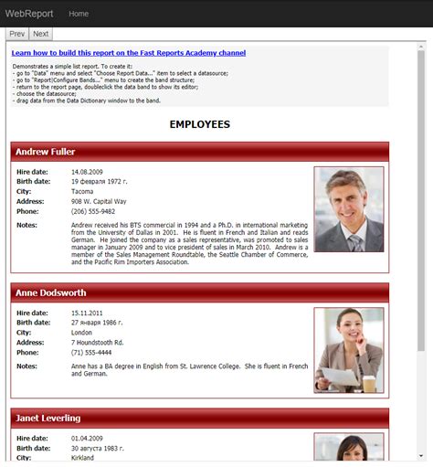 Image result for FastReport Example