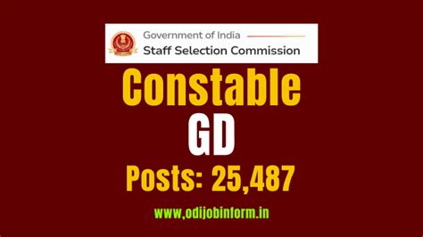 SSC Constable GD Recruitment 2025-26: Ongoing online application for ...