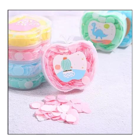 1468 Apple Design Soft Paper Soap - DeoDap