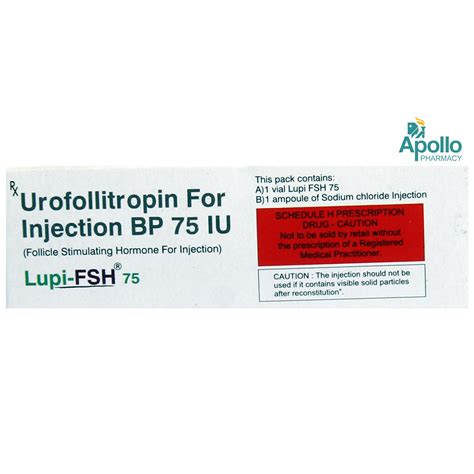 LUPI FSH 75IU INJECTION Price, Uses, Side Effects, Composition - Apollo ...