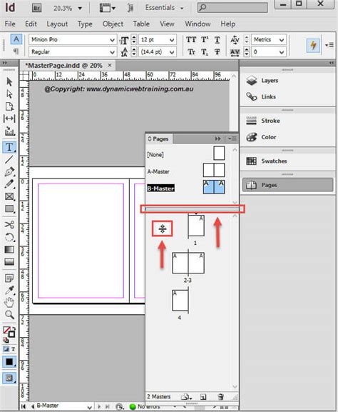 Image result for Master Pages Layouts InDesign