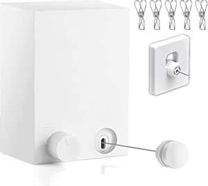 DUNGRANI Retractable Cloth line for Drying Clothes Indoor,Heavy Duty ...