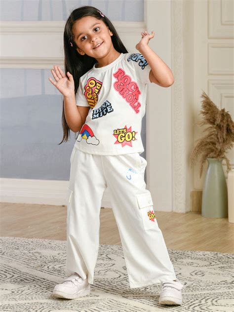 ALBION PREMIUM GIRLS SET CHCO BIKKI WHITE COORD SET – Chunmun