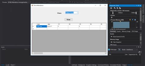 Student Attendance C Source Code 的图像结果