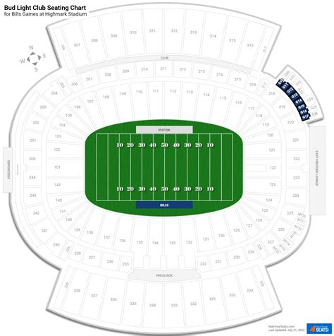 Highmark Stadium Concert Seating Chart - Stadium Seating Chart