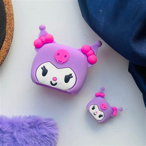 iPhone 18W 20W 3d Silicone Cartoon Charger Protective Case -Purple Cat ...