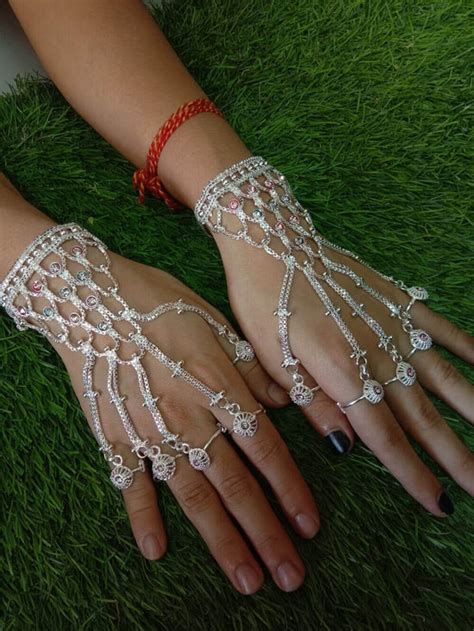 Bridal Haath phool online | Bridal Jewellery Hath Panja -Silverlinings