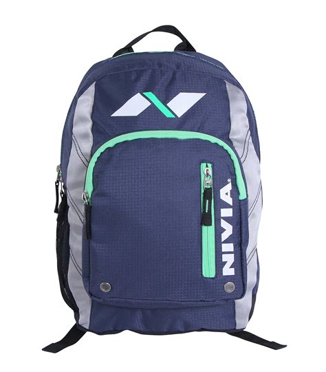 NIVIA Polyester Trap Backpack (Blue) : Amazon.in: Fashion