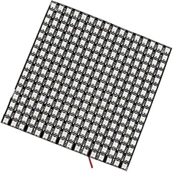 Buy AZUOCN 8x8 RGB LED Flexible WS2812B 5050 Matrix Dream Color ...