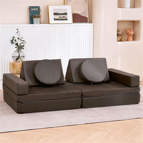 Jela Modular Kids Couch with Futons and Modular Foam Play India | Ubuy