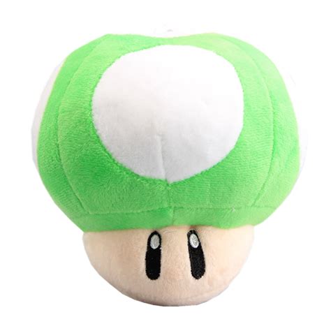 uiuoutoy Super Mario Green 1-Up Mushroom Stuffed Plush 6'' - Walmart.com