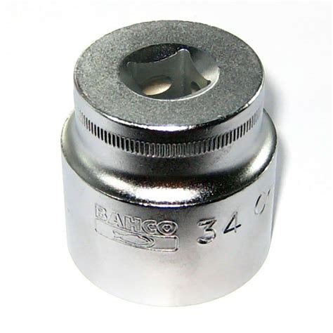 Bahco 34mm Socket 1/2 inch Drive 6 Point Metric SBS80-34