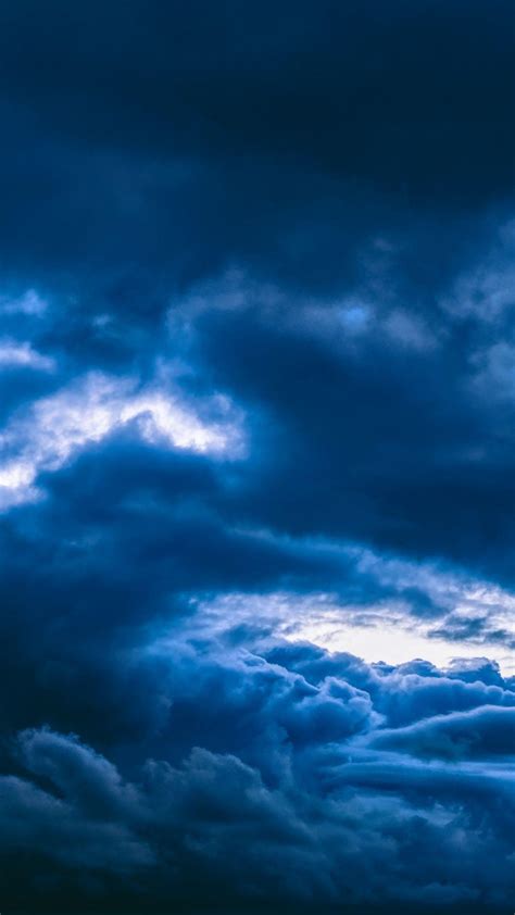 Dark Blue Clouds Wallpapers - Top Free Dark Blue Clouds Backgrounds ...