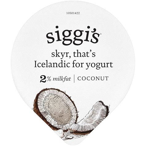 Siggis Yogurt 2 Coconut 53 oz paquete de 1 – Yaxa Colombia
