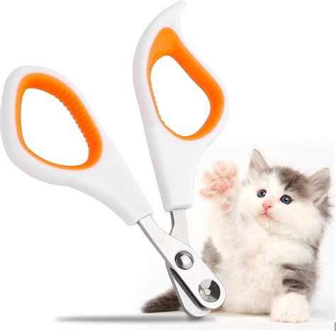 SUPERNIGHT Pet Claw Scissors, Cat Nail Clipper Safe Cat Claw Cutters ...
