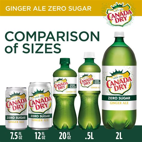 Buy Canada Dry Zero Sugar Ginger Ale Soda, 20 fl oz bottle Online at ...
