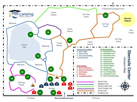 Campus Map - About Us - Ebersole Center - Departments - Lansing School ...
