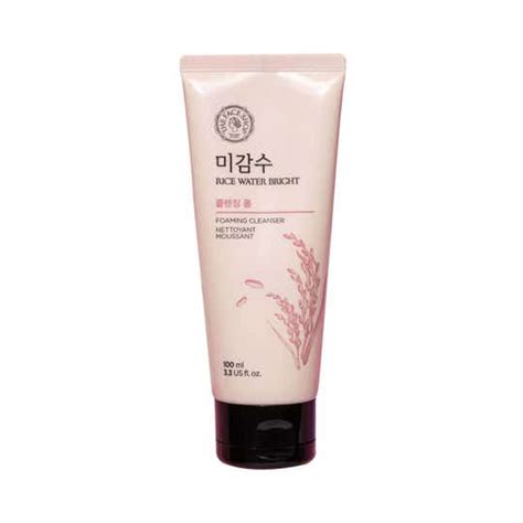 Buy The Face Shop Rice Water Bright Foaming Cleanser (100ml) Online at ...