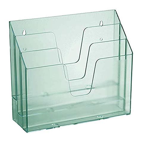 Buy AcrimetHorizontal Triple File Folder Organizer (Clear Green Color ...