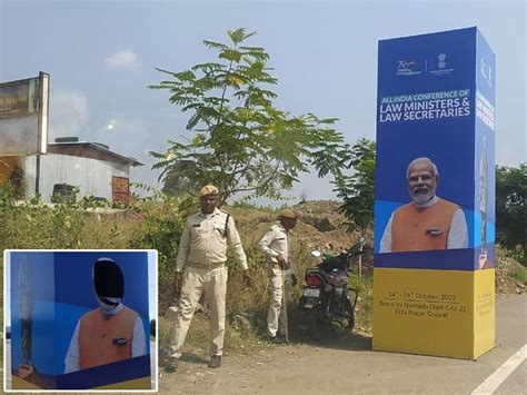 Home guards deployed to protect PM's posters in Kevadia | પોલીસ એલર્ટ ...