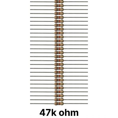 50 piece of 47K ohm Resistor