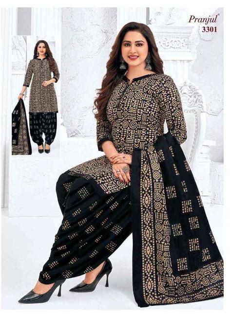 Pranjul Priyanshi Vol 33 Cotton Dress Material ( 12 pcs Catalogue )