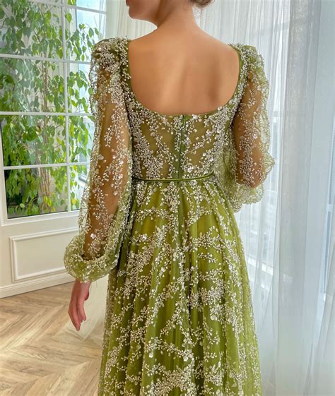 Evergreen Iris Gown | Teuta Matoshi