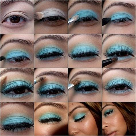 blue eye shadow tutorial